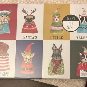 Rae Dunn Festive Pets 1000 Piece Puzzle